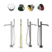 Luxury Freestanding Bath Taps with Shower Head - Freestanding Bath Shower Mixer TapBathroomLux