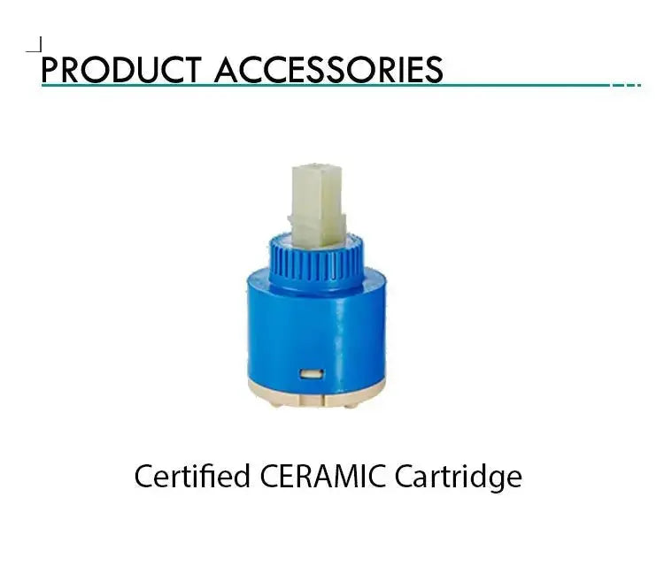 Luxury Gold 3 - Hole Basin Bathroom Faucet with Dual Marble Knob Handles WaterMark - Gold 3 - Hole Basin Mixer TapBathroomLux