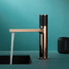 Luxury Gold Brass Basin Mixer Tap – Single Lever Bathroom Faucet - brass basin mixer tapBathroomLux