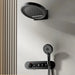 Luxury Gun Gray Digital Shower System – 4 Functions Dual Control Mixer Tap - BathroomLux