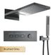 Luxury Thermostatic Shower System – Brass Wall Mounted 3 - Function - thermostatic Shower SystemBathroomLux