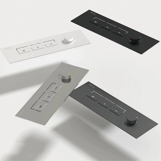 Luxury Thermostatic Shower System – Brass Wall Mounted 3 - Function - thermostatic Shower SystemBathroomLux