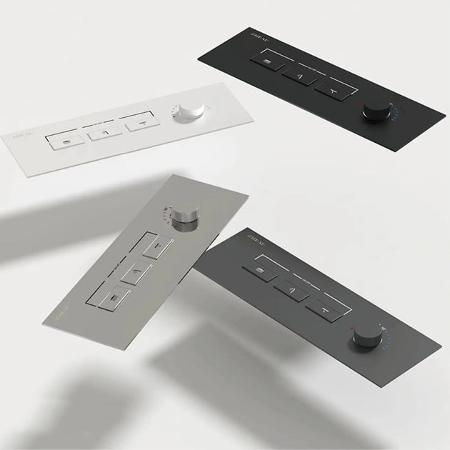 Luxury Thermostatic Shower System – Brass Wall Mounted 3 - Function - thermostatic Shower SystemBathroomLux