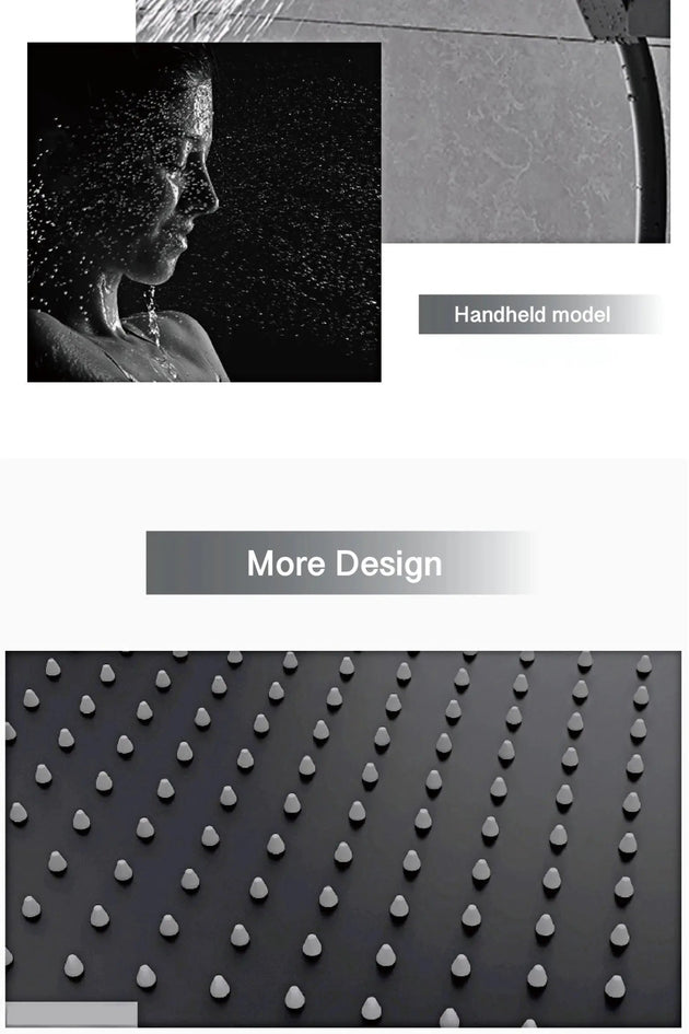 Luxury Thermostatic Shower System – Brass Wall Mounted 3 - Function - thermostatic Shower SystemBathroomLux