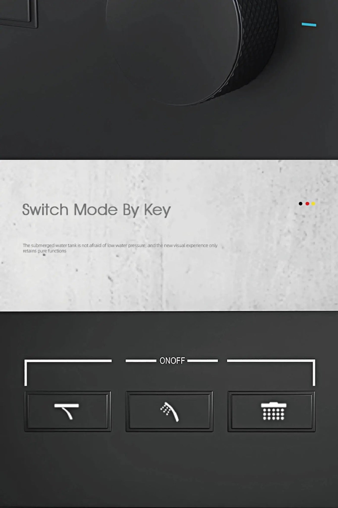 Luxury Thermostatic Shower System – Brass Wall Mounted 3 - Function - thermostatic Shower SystemBathroomLux