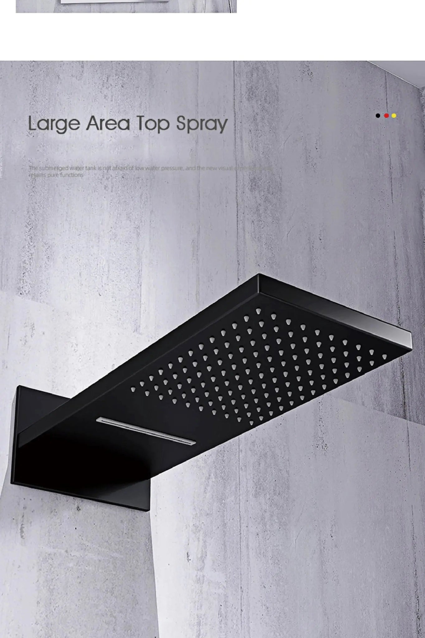 Luxury Thermostatic Shower System – Brass Wall Mounted 3 - Function - thermostatic Shower SystemBathroomLux