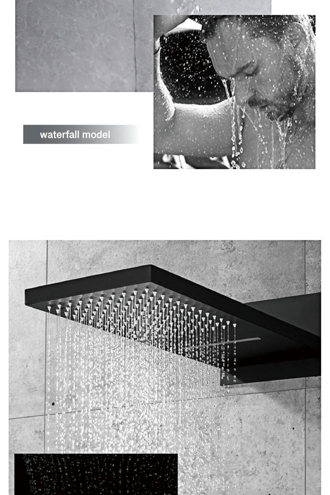 Luxury Thermostatic Shower System – Brass Wall Mounted 3 - Function - thermostatic Shower SystemBathroomLux