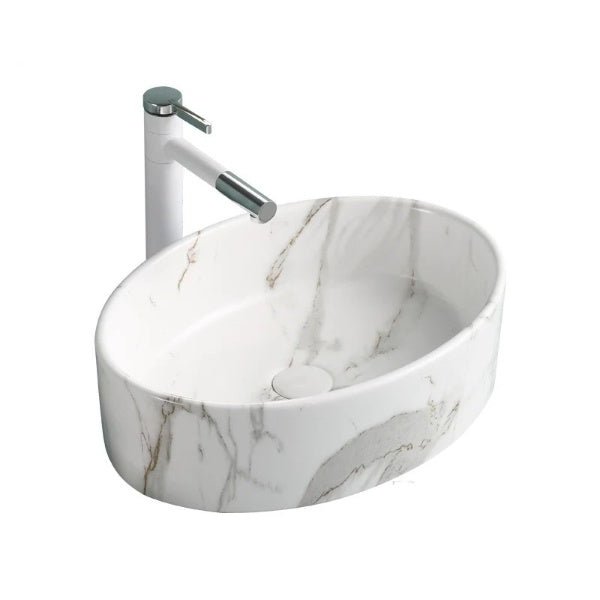 Marble Pattern Washbasin - 5 Years Warranty - Bathroom sinkBathroomLux