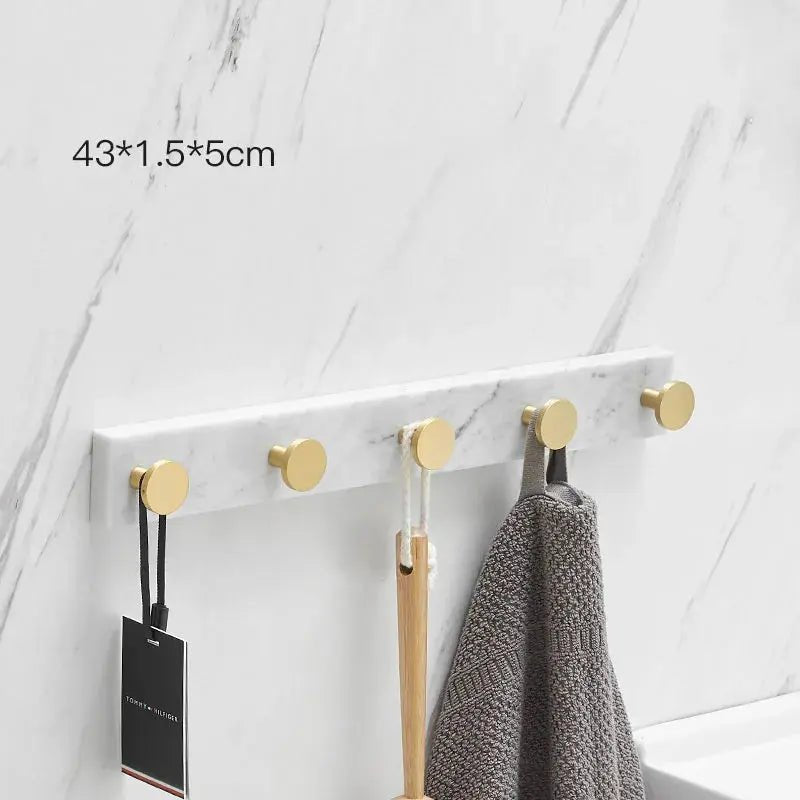 Marble Towel Hooks for Bathroom - Towel Racks IN UKBathroomLux