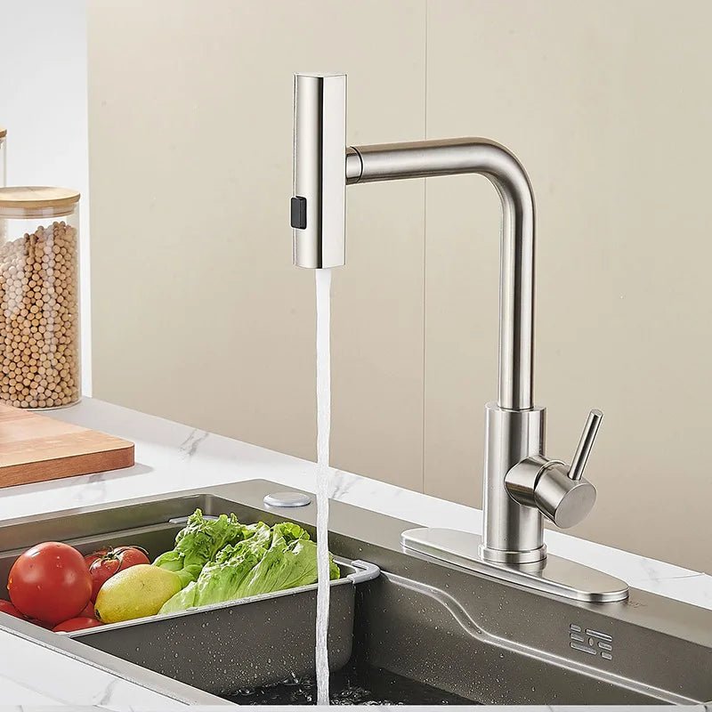 Metro Kitchen Faucets - Pull Out Mixer Tap - BathroomLux