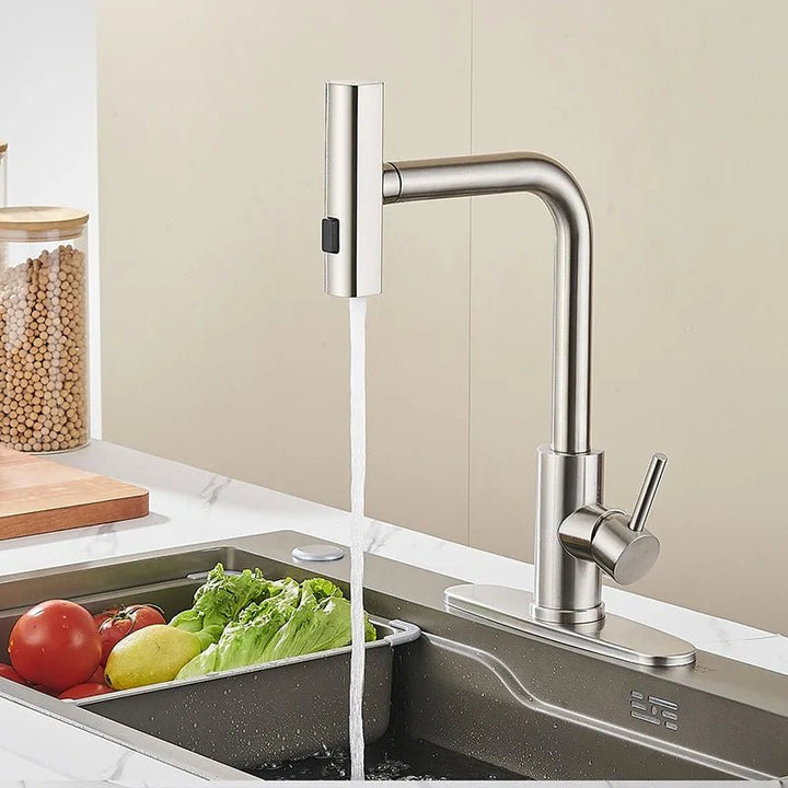 Metro Kitchen Faucets - Pull Out Mixer Tap - BathroomLux