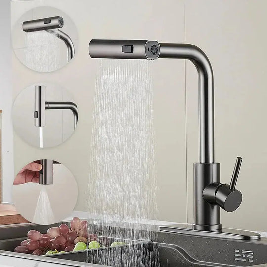 Metro Kitchen Faucets - Pull Out Mixer Tap - FaucetBathroomLux