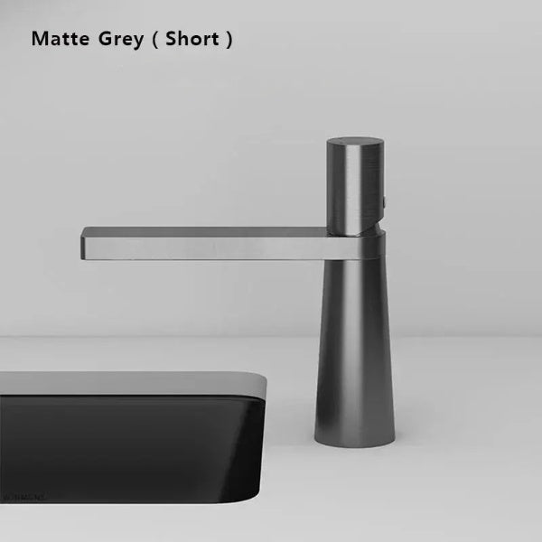 Modern Bathroom Faucet Single Handle Single Hole In Black - Modern Basin Faucet Single Handle Single HoleBathroomLux