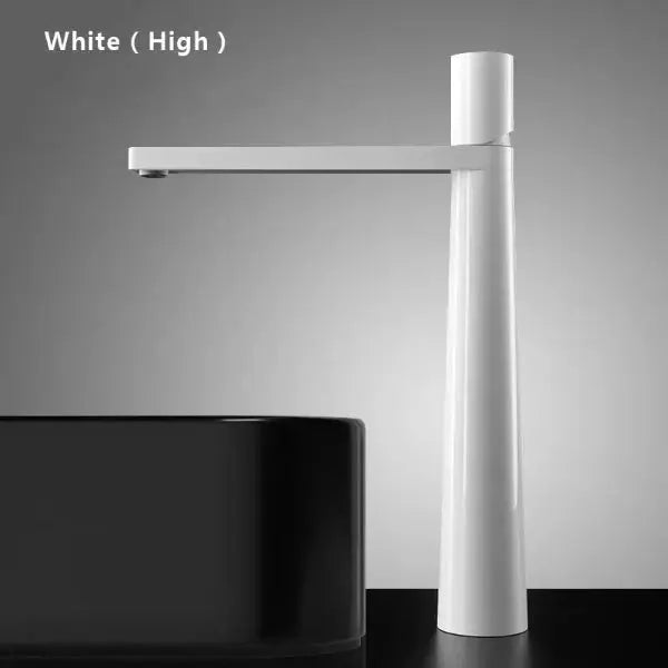 Modern Bathroom Faucet Single Handle Single Hole In Chrome - Modern Basin Faucet Single Handle Single HoleBathroomLux