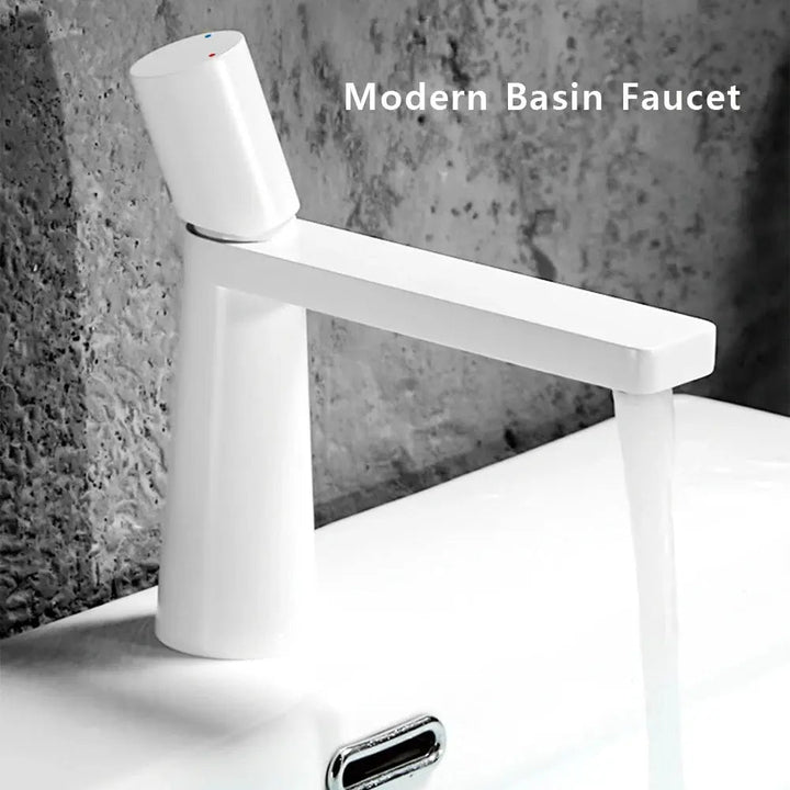 Modern Bathroom Faucet Single Handle Single Hole In Chrome - Modern Basin Faucet Single Handle Single HoleBathroomLux