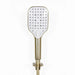 Modern Brushed Gold Shower Set – Brass Square Rainfall Mixer & Exposed Faucet System - Bathtub & Shower FaucetsBathroomLux
