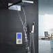 Modern Digital Thermostatic Shower Set Ceiling Rainfall Shower - bathroomBathroomLux