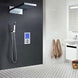 Modern Digital Thermostatic Shower Set Ceiling Rainfall Shower - bathroomBathroomLux