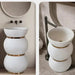 Modern French Art Pedestal Basin – Freestanding Artificial Stone Hand Wash Sink - luxury pedestal sinkBathroomLux