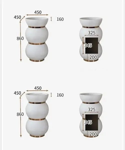 Modern French Art Pedestal Basin – Freestanding Artificial Stone Hand Wash Sink - luxury pedestal sinkBathroomLux