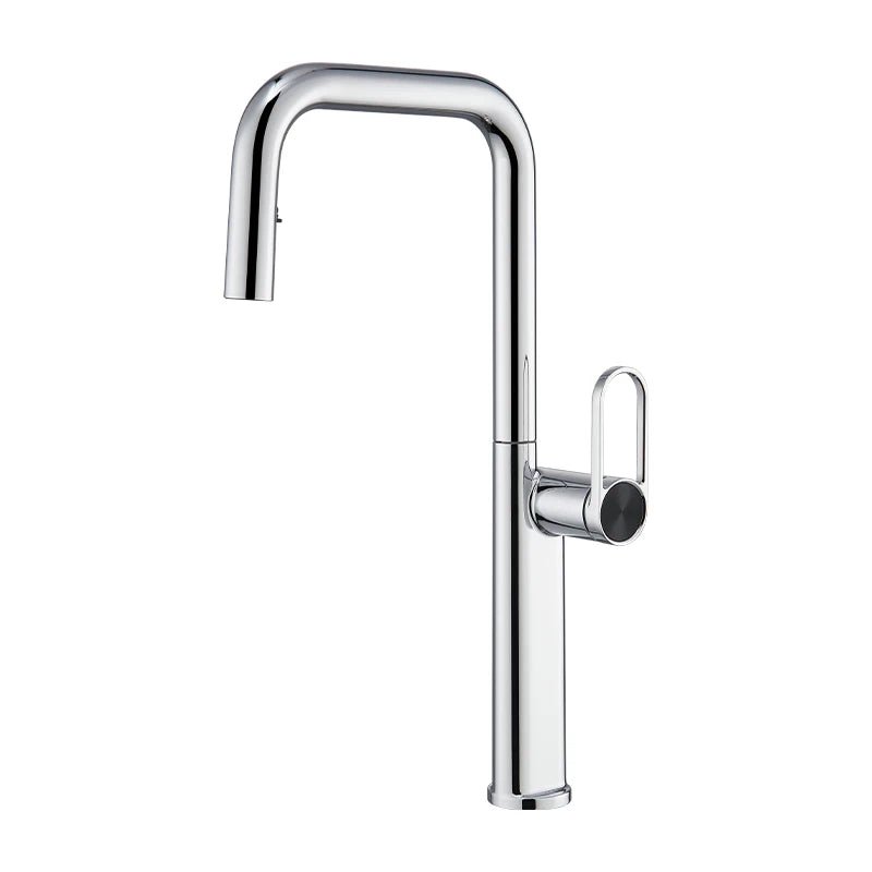 Modern Kitchen Faucet Pull Out Spray Chrome Single Handle Mixer Tap - 2 - Way Smart Touch Pull Down Kitchen FaucetBathroomLux