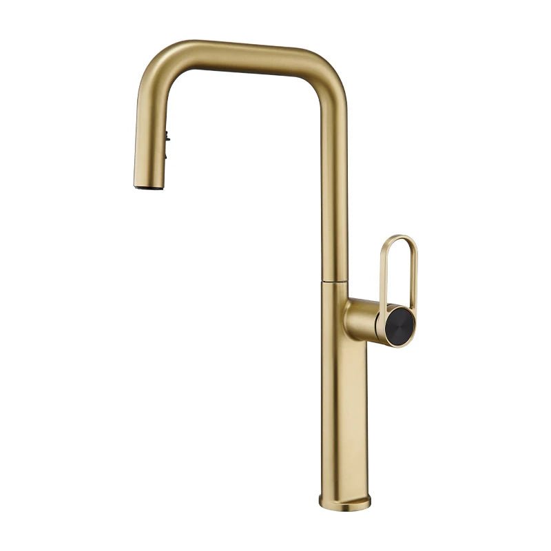 Modern Kitchen Faucet Pull Out Spray Chrome Single Handle Mixer Tap - 2 - Way Smart Touch Pull Down Kitchen FaucetBathroomLux