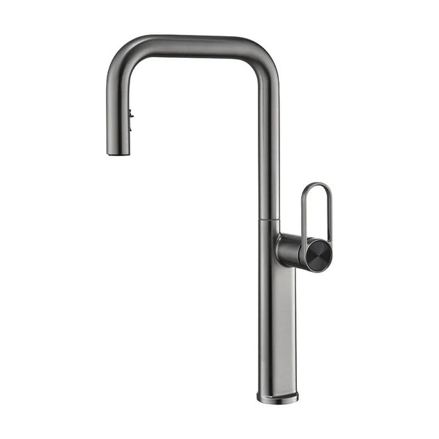 Modern Kitchen Faucet Pull Out Spray Chrome Single Handle Mixer Tap - 2 - Way Smart Touch Pull Down Kitchen FaucetBathroomLux