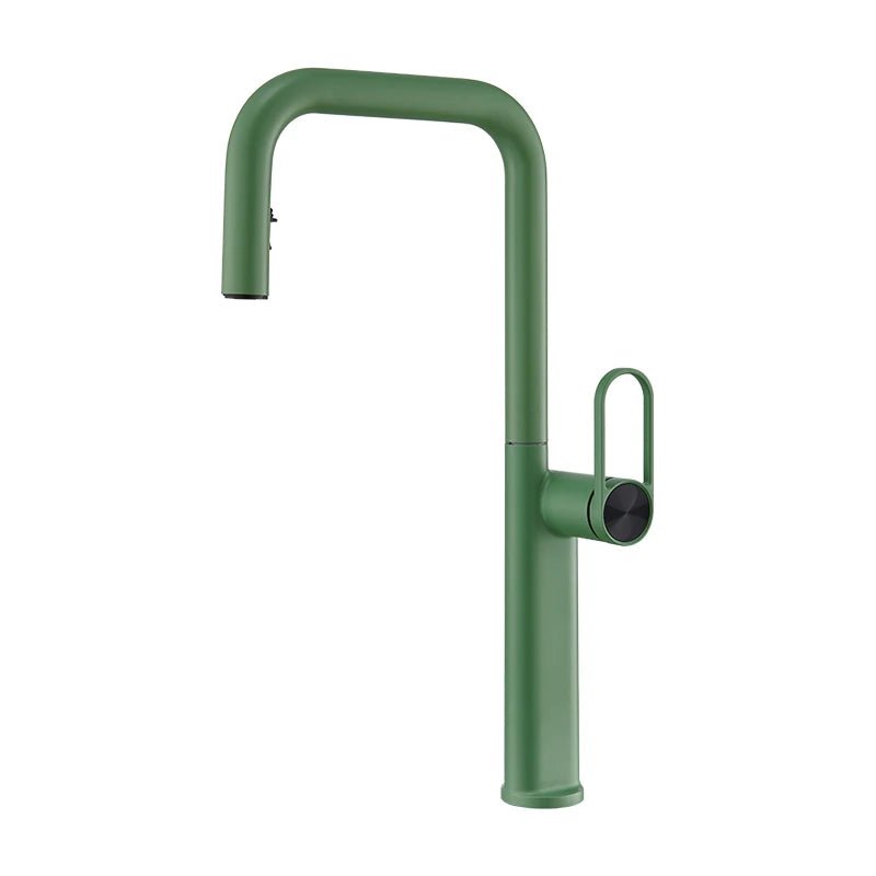 Modern Kitchen Faucet Pull Out Spray Chrome Single Handle Mixer Tap - 2 - Way Smart Touch Pull Down Kitchen FaucetBathroomLux