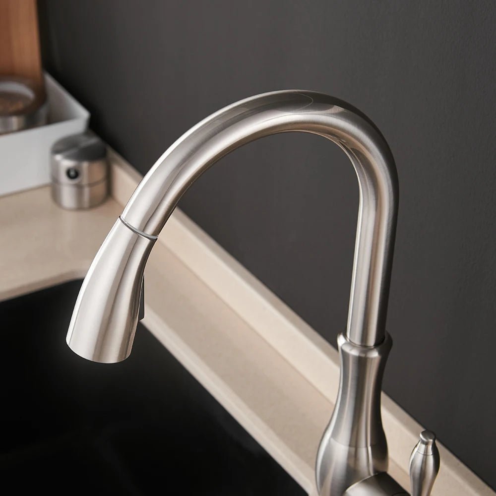 Modern Kitchen Faucets 1 - Handle and Pull Out - BathroomLux