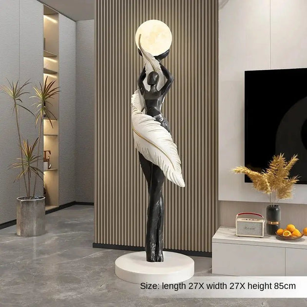 Modern Large Resin Statue for Home Floor Decor Sculpture - Modern Large Resin Statue for Home Floor Decor SculptureBathroomLux