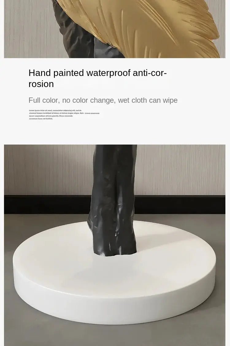 Modern Large Resin Statue for Home Floor Decor Sculpture - Modern Large Resin Statue for Home Floor Decor SculptureBathroomLux