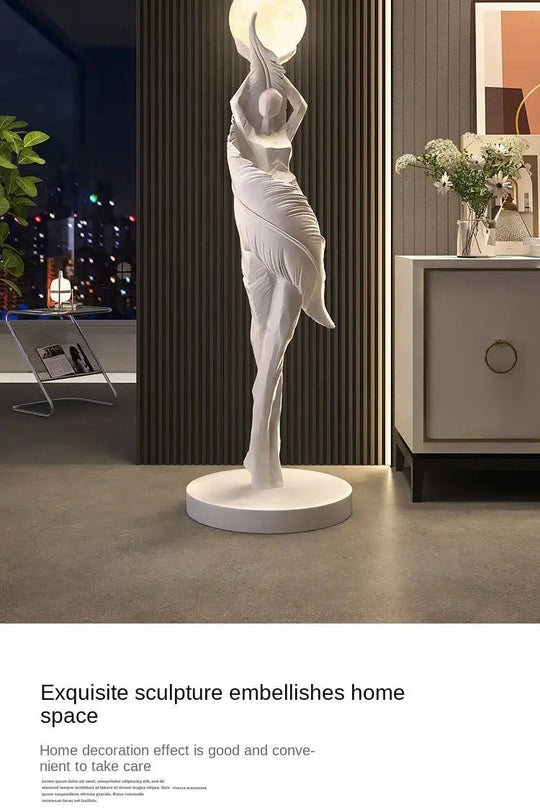 Modern Large Resin Statue for Home Floor Decor Sculpture - Modern Large Resin Statue for Home Floor Decor SculptureBathroomLux