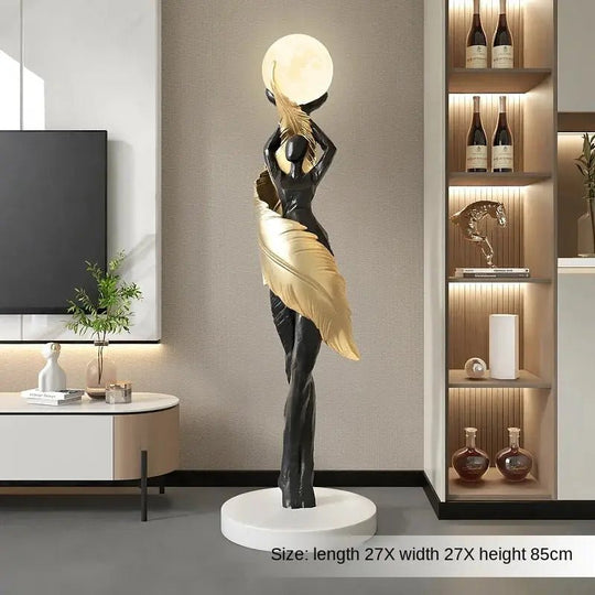 Modern Large Resin Statue for Home Floor Decor Sculpture - Modern Large Resin Statue for Home Floor Decor SculptureBathroomLux