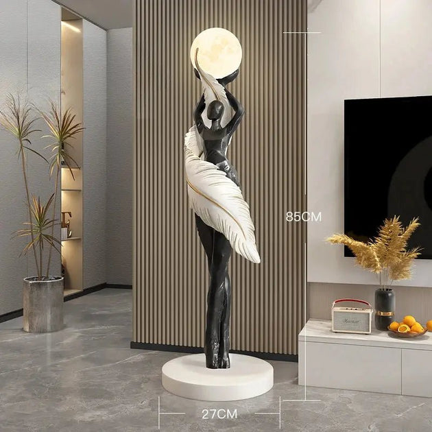 Modern Large Resin Statue for Home Floor Decor Sculpture - Modern Large Resin Statue for Home Floor Decor SculptureBathroomLux