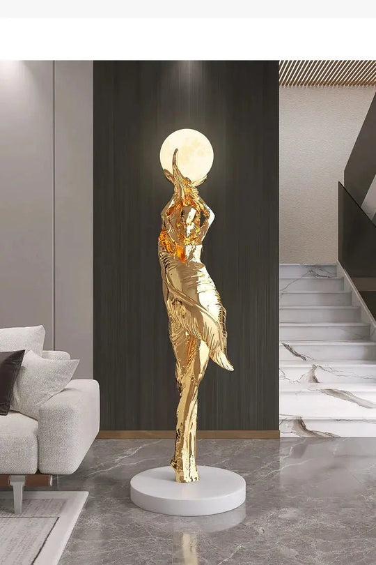 Modern Large Resin Statue for Home Floor Decor Sculpture - Modern Large Resin Statue for Home Floor Decor SculptureBathroomLux