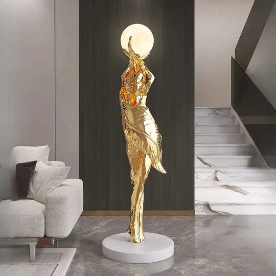 Modern Large Resin Statue for Home Floor Decor Sculpture - Modern Large Resin Statue for Home Floor Decor SculptureBathroomLux