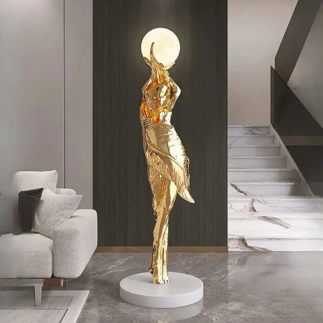 Modern Large Resin Statue for Home Floor Decor Sculpture - Modern Large Resin Statue for Home Floor Decor SculptureBathroomLux