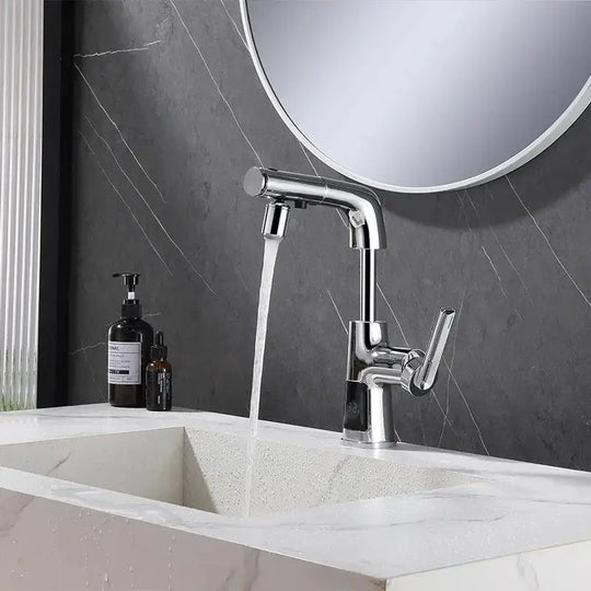 Multifunctional Bathroom Faucet – Pull - Out Basin Faucet with Digital Display - Bathroom Taps Deck MountedBathroomLux