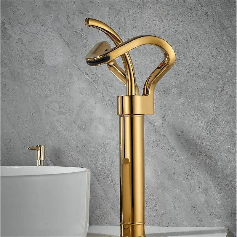 Mystic Bathroom Faucet - Hot & Cold Waterfall - Bathroom FaucetBathroomLux