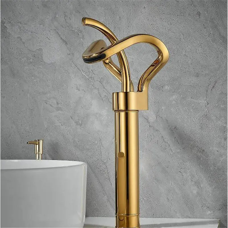 Mystic Bathroom Faucet - Hot & Cold Waterfall - Bathroom FaucetBathroomLux