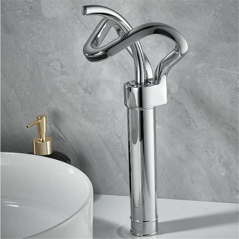 Mystic Bathroom Faucet - Hot & Cold Waterfall - Bathroom FaucetBathroomLux