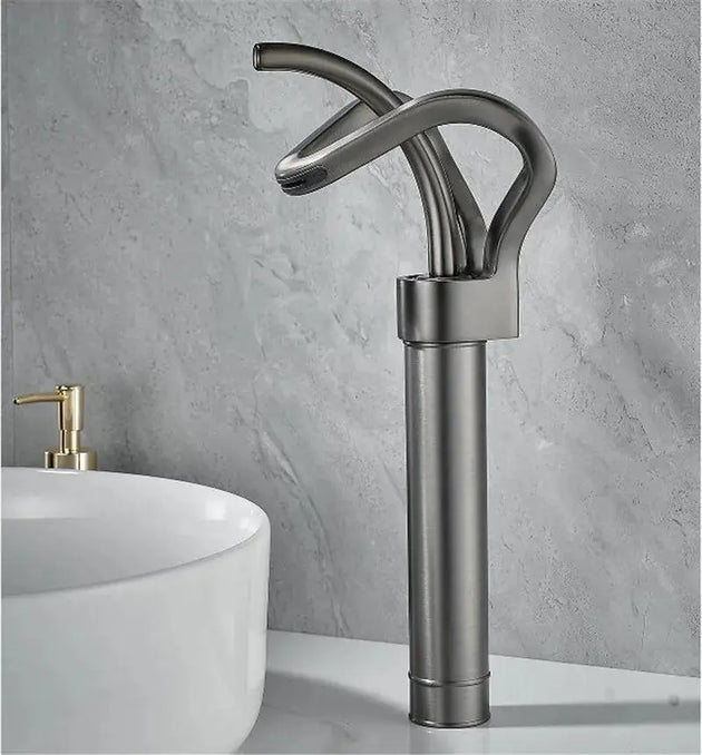 Mystic Bathroom Faucet - Hot & Cold Waterfall - Bathroom FaucetBathroomLux