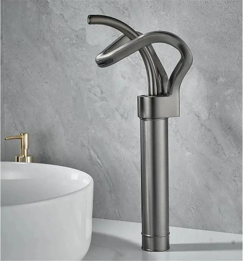 Mystic Bathroom Faucet - Hot & Cold Waterfall - Bathroom FaucetBathroomLux