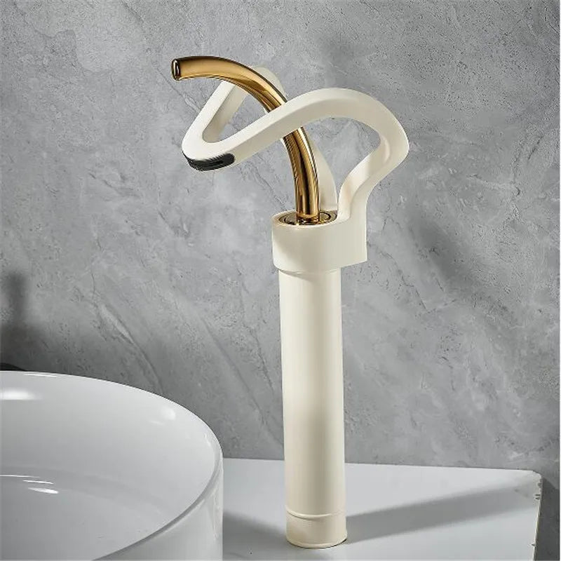 Mystic Bathroom Faucet - Hot & Cold Waterfall - Bathroom FaucetBathroomLux