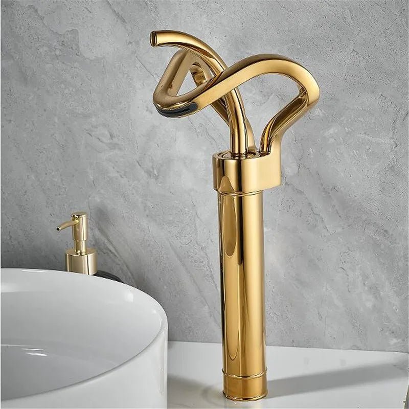 Mystic Bathroom Faucet - Hot & Cold Waterfall - Bathroom FaucetBathroomLux