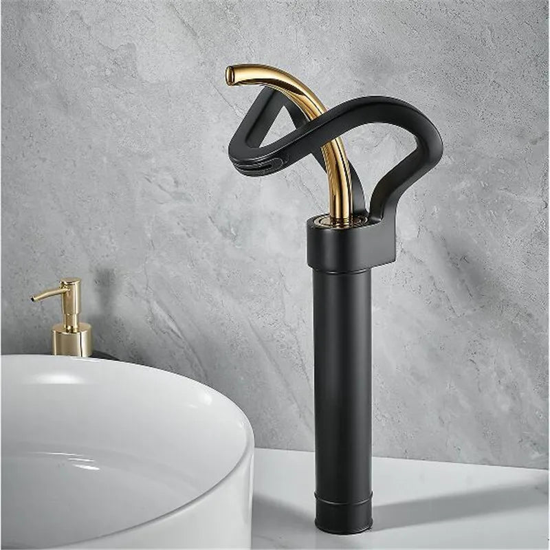 Mystic Bathroom Faucet - Hot & Cold Waterfall - Bathroom FaucetBathroomLux