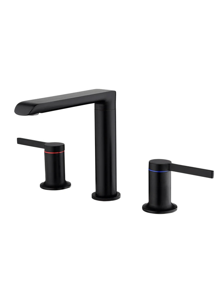 Natura Bathroom Faucet - 3 Hole Widespread - Bathroom FaucetBathroomLux