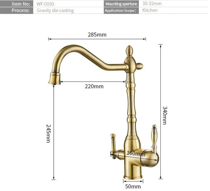 Noble Kitchen Faucets - 360 Rotation - Purification Features - MH - 0193 - Kitcen faucetBathroomLux