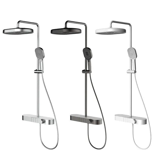 Oasis Rainfall Shower - Digital Thermostatic Faucet - bathroom, showers, thermostaticBathroomLux