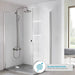 ORB 20cm Rainfall Shower System – 2 - Knob Mixer + Handheld Spray - Antique Brass Basin Bathroom faucetBathroomLux